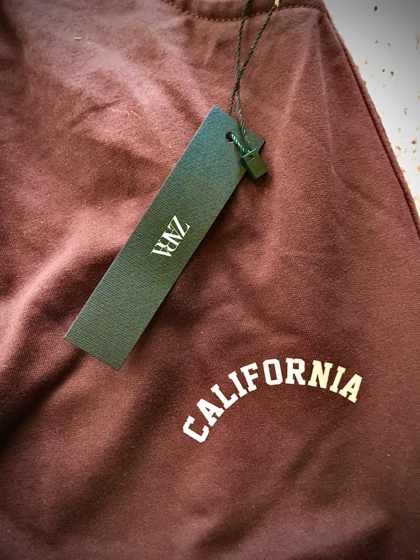شلوار بگ پارچه دورس دونخ مدل CALIFORNIA _ شکلاتی