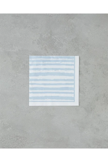 دستمال مهمانی 20 عددی English Home مدل Coastal Stripe - آبی