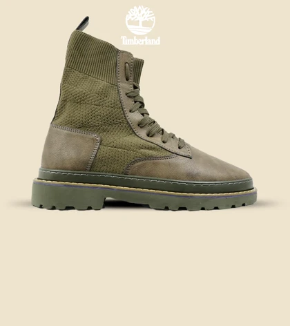 بوت ساق‌دار مردانه یشمی Timberland