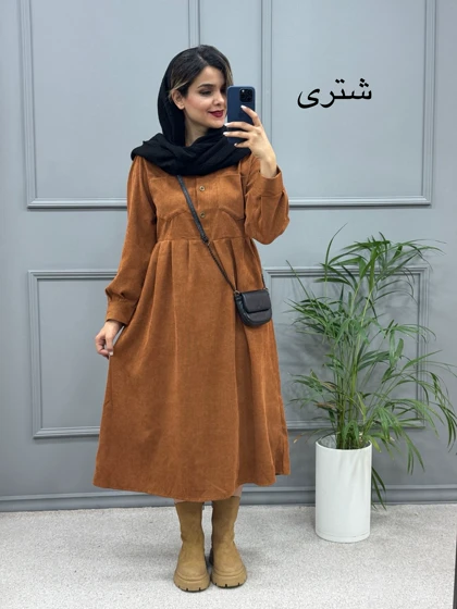 پیراهن مانتویی لیدیا