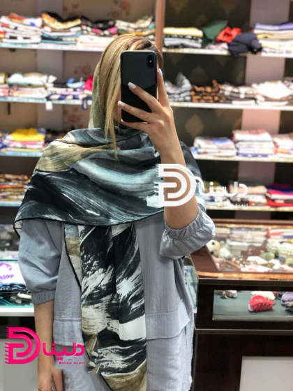 روسری آبرنگی گارزا نخی