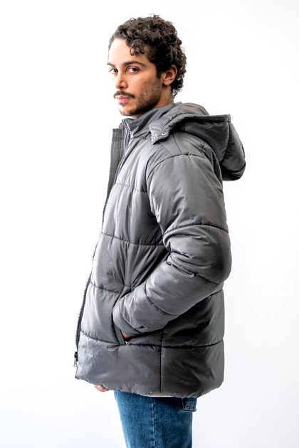 کاپشن نما دوزی کلاه دار مردانه