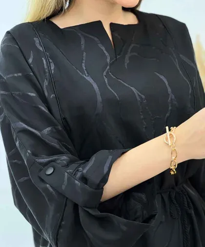 پیراهن بلند مغزی دوزی