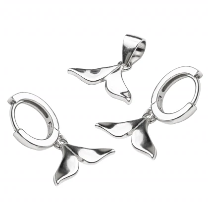 نیم ست نقره دم وال کد 651218