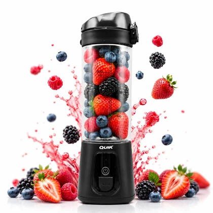 مخلوط کن شارژی کوئیک شش تیغه مدل Q5 ظرفیت 470 میلی لیتر