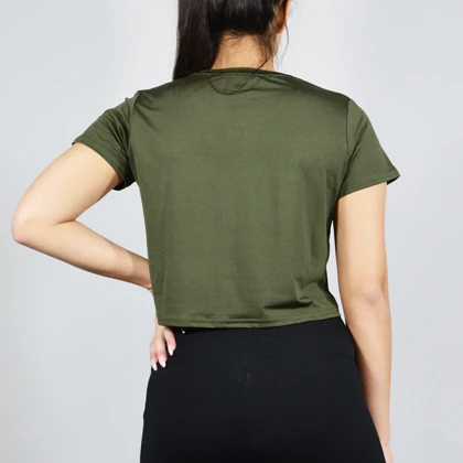 کراپ ورزشی زنانه نایک مدل Py-2B1361 یشمی