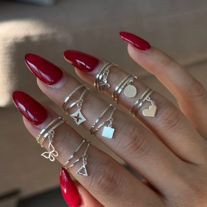 انگشتر پا نقره ای