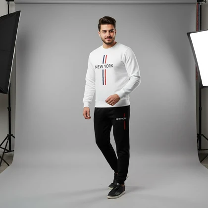 ست مردانه دورس و شلوار new york-چند رنگ