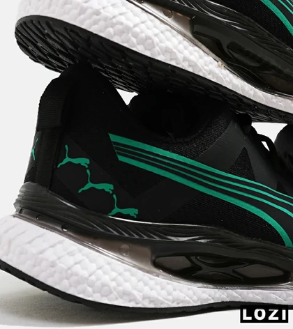 کفش کتانی ورزشی مردانه و زنانه مشکی سبز PUMA مدل 5510