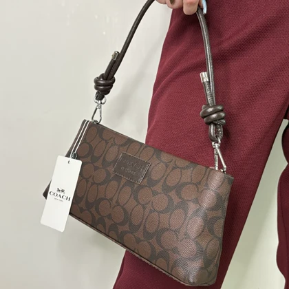 کیف زنانه دسته گره طرح کوچ کد 2052