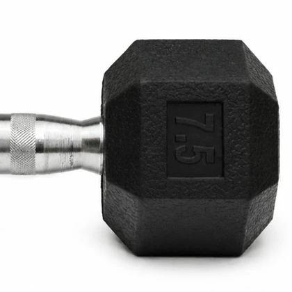 دمبل بدنسازی لاین اسپرت مدل Hexagon وزن 7.5 کیلو گرم بسته دو عددی