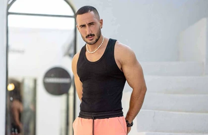 رکابی تنک تاپ قهرمانی آیسان اسلامی مشکی