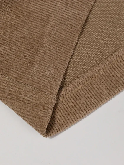 شلوار زنانه مخمل راسته جیب‌دار 10112