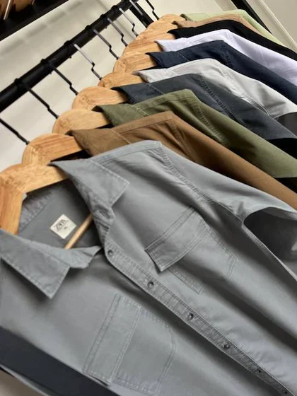 پیراهن کتان دوجیب 2639