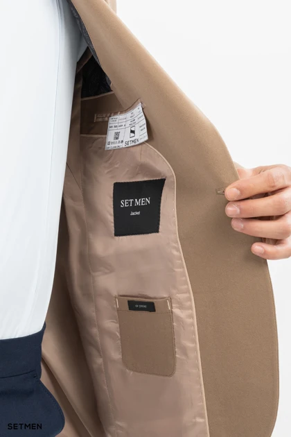 کت تک مردانه یقه انگلیسی