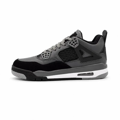 کفش و کتانی مردانه ساق‌دار مدل جردن NIKE AIR JORDAN 4 رنگ مشکی طوسی کد 2131