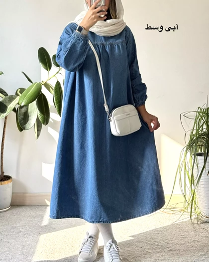 مانتو کفتان جین 8