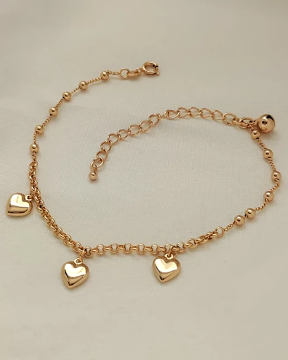 پابند آویزدار گوی و قلب ژوپینگ