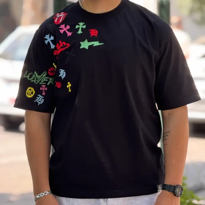 تیشرت کروم هارتز Chrome Hearts - SX مشکی 275
