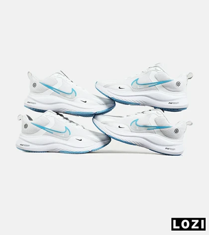 کفش کتانی مردانه و زنانه سفید آبی NIKE Lebron 22 Guide V.02 مدل 7251