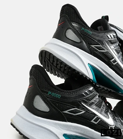 کفش کتانی مردانه و زنانه مشکی نقره ای نایک NIKE P-6000