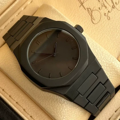 ساعت مچی فول بلک carbon-new