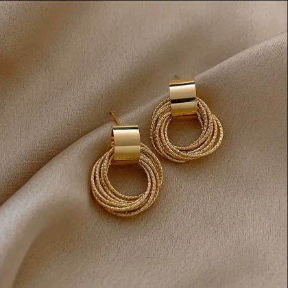 گوشواره حلقه‌ای چند لایه