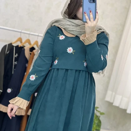 پیراهن بلند عیدانه مدل پرنسا