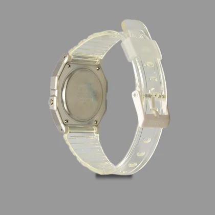 ساعت کاسیو یونیسکس شفاف Casio F-91WS-7 Unisex Transparent