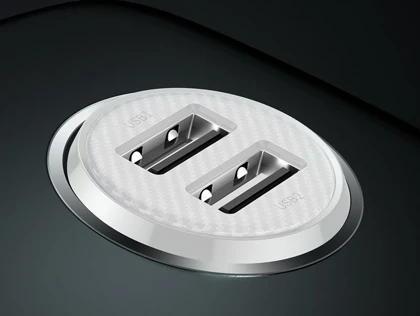شارژر فندکی فست شارژ ماشین 24 وات بیسوس CCALLP-01/02