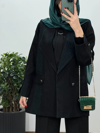 مانتو کتی ژاکارد سماوات