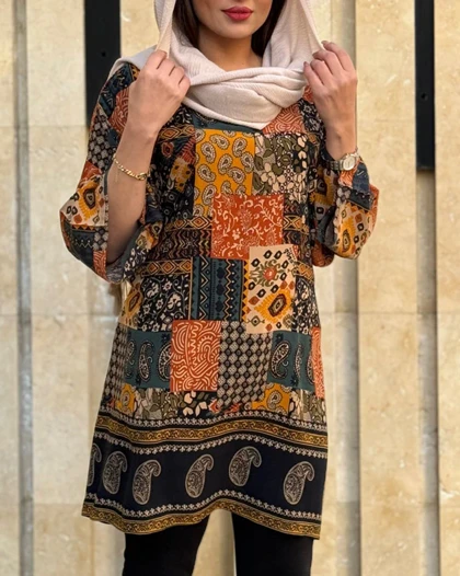 تونیک سایز بزرگ اشک طرح اندونزی 1162