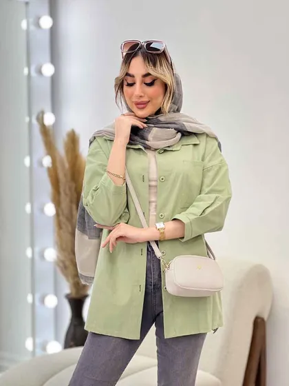 مانتو آستین پیله بغل سه دکمه