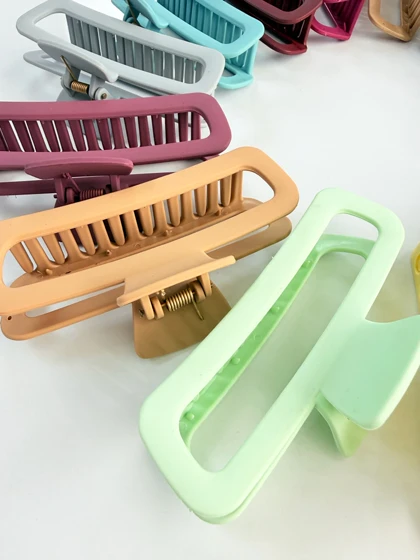 کلیپس مو شمعی مستطیل