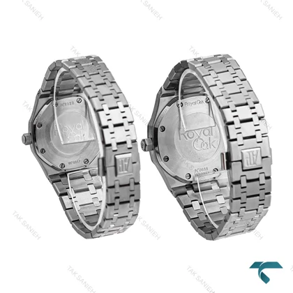 ساعت ست AP ای پی استیل صفحه طوسی AP-6680-S
