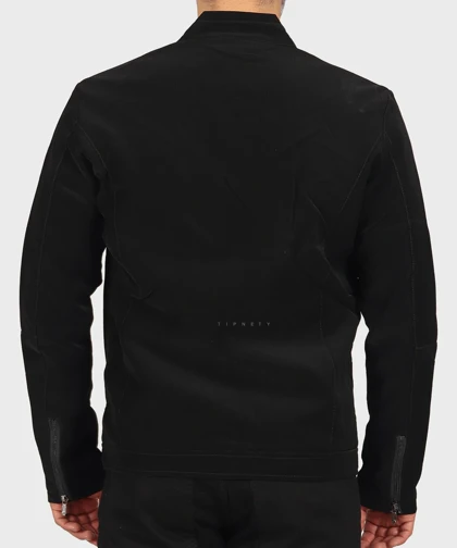 کت چرم مردانه مشکی 2422