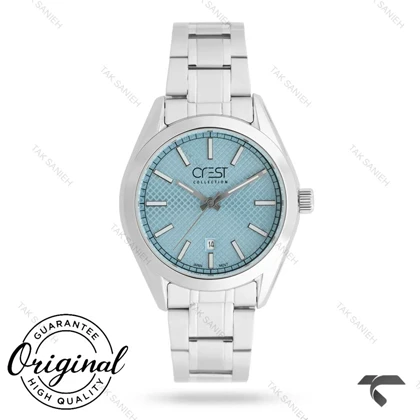 ساعت کرست مردانه 6381-5 صفحه آبی Crest-11079-G