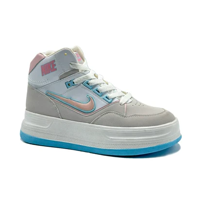 کفش کتانی اسپرت زنانه و دخترانه رنگ طوسی مدل نایک NIKE AIR