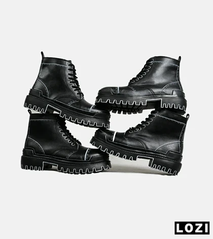 بوت مردانه مشکی BALENCIAGA Sketch مدل 6862