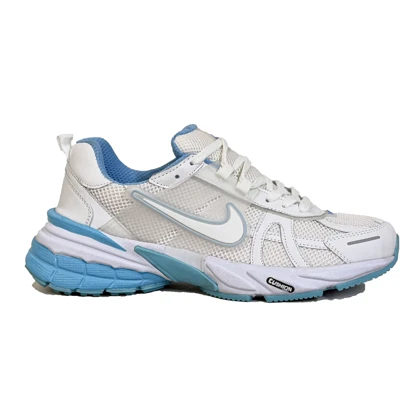 کتانی اسپرت مردانه مدل نایک v2k وی تو کی کشلون رنگ سفید آبی کد 00770