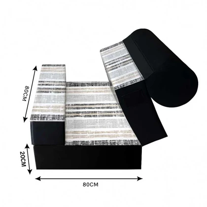 کاناپه تخت شو یک نفره راه راه مدرن مدل M1089