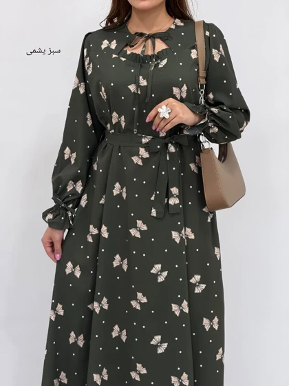 پیراهن بلند طرحدار نجلا