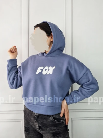کراپ هودی fox