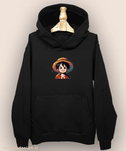 هودی مردانه و زنانه طرح وان پیس شخصیت لوفی کد 970