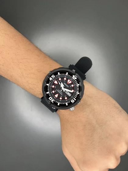 سیکو پراسپکس غواصی بند رابر مشکی Seiko Prospex Diver