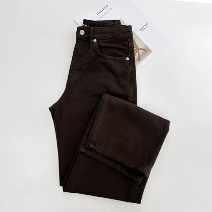 شلوار جین نیم بگ 1007521