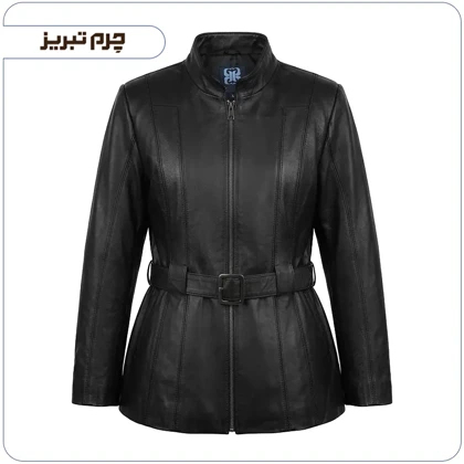 پالتو چرم زنانه کوتاه NB1176