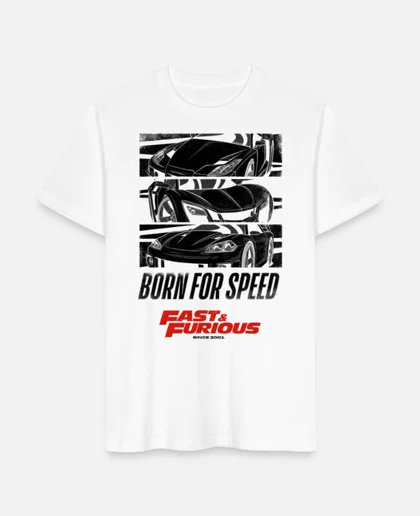 تیشرت سریع و خشن | تیشرت Fast &amp; Furious طرح Race Car Born کد 128993