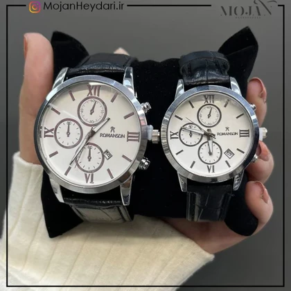 ساعت ست سه موتوره کلاسیک رومانسون کد cw30008