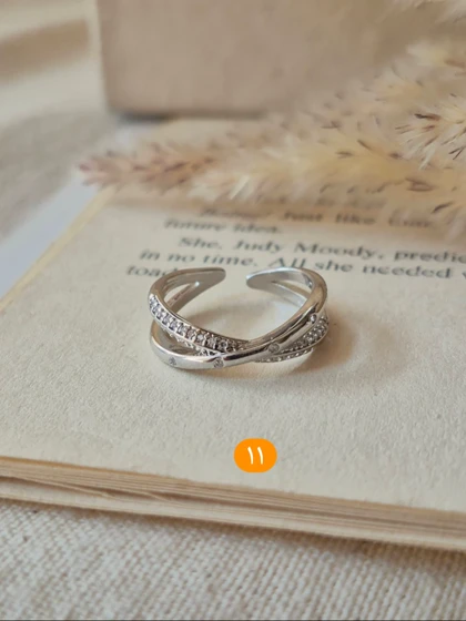 انگشتر جواهری فری سایز 15 مدل